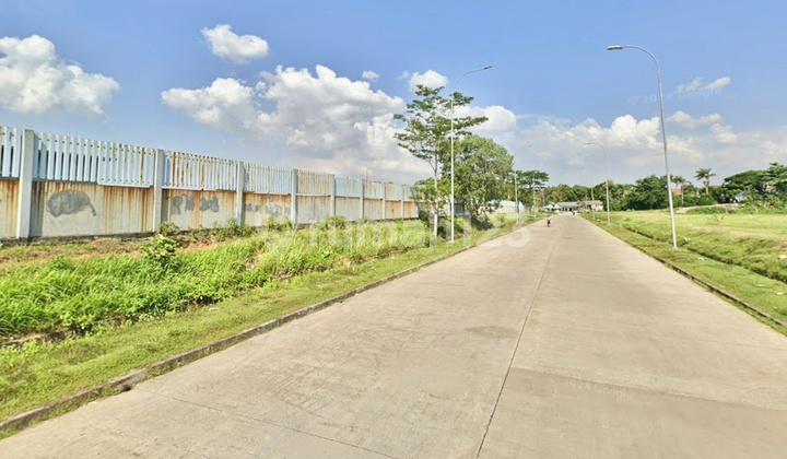 Tanah Modern Cikande 2,1ha 100x210 Full Tembok Beton Unit Langka