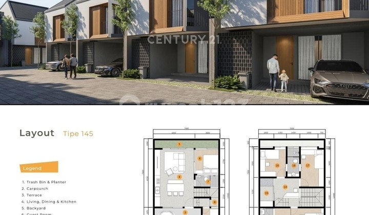 Dijual Rumah Baru Modern Tropikal  Dekat Bintaro 2