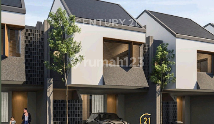 Dijual Rumah Baru Modern Tropikal  Dekat Bintaro