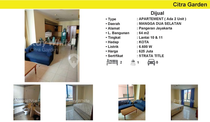 Dijual Apartemen Jayakarta 1