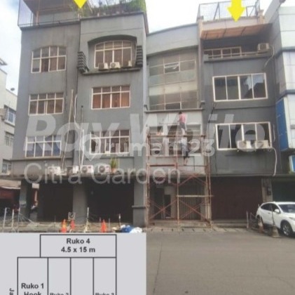 Ruko Gandeng Mutiara Taman Palem Blok A18 No. 5,7,8, 9 Ruko Gandeng Mutiara Taman Palem Blok A18 No. 5,7,8, 9