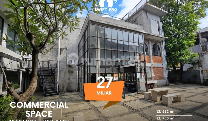 Tempat Usaha Komersial, Strategis Berada di Prapanca Raya Kebayoran Baru Jakarta Selatan