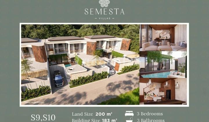 Villa Semesta Fully Furnished 2-Story Pool Villa Strategic Location Jimbaran