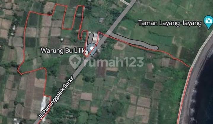 Tanah Lokasi Premium Strategis Los Pantai Padang Galak Sanur Bali