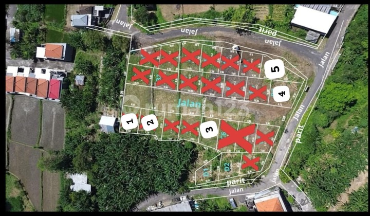 Dijual Tanah Kavling Di Gianyar. Tinggal 5 Kavling Lagi