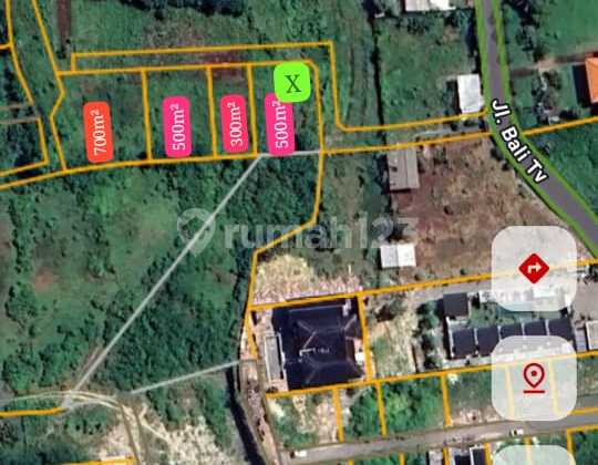 Tanah Premium Zona Kuning Strategis Dekat Pantai Pandawa di Kutuh