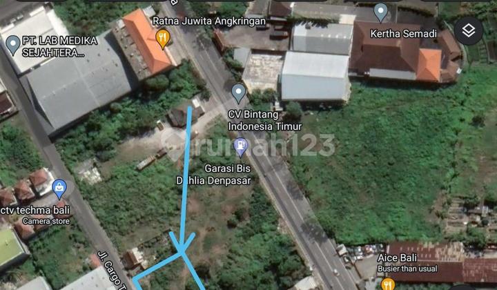 Tanah Strategis Luas Sudah Pagar Keliling di Taman Cargo Denpasar