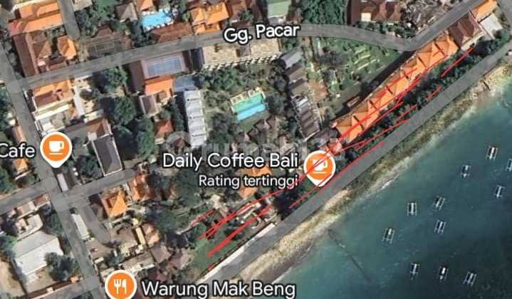 Dijual Tanah Premium Dipinggir Pantai Sanur. Langka