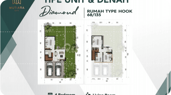 RUMAH 2 LT DI MUTIARA CITY SIDOARJO  2