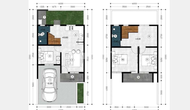 Rumah Elegan Siap Bangun 2 Lantai Dekat Pemda Cibinong 2