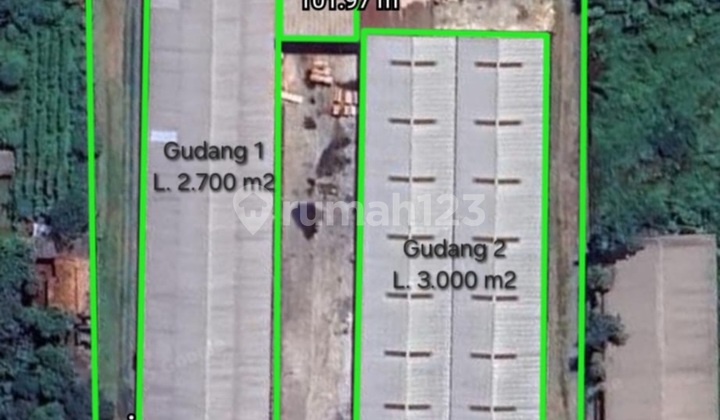 Ready-to-Use Warehouse for Rent in Purwakarta Cikopo 50 Thousand per Meter