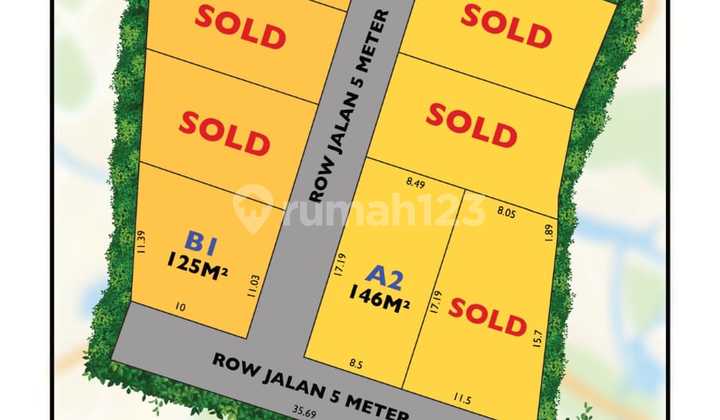 Ngaglik Land, North Sleman Near UII Campus Jl. Kaliurang
