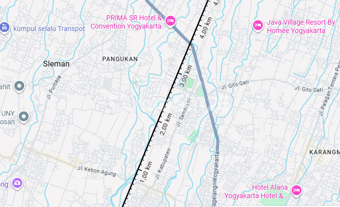 Sleman Land Area, Palagan, near Purwomartani Toll Gate