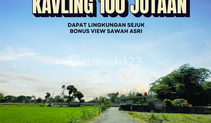 Cheapest land in Jogja for 100 million in Selomartani