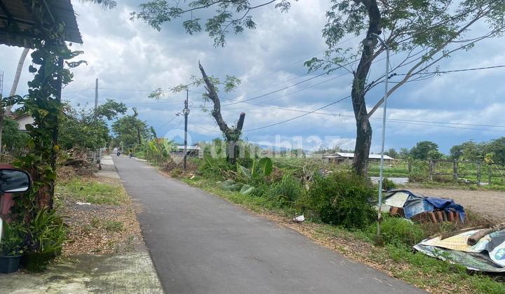 Tanah Kalasan SHM Ld 8,75 Meter Timur Kelurahan Selomartani