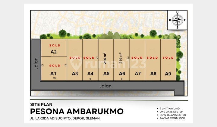 Tanah Strategis Dekat Ambarukmo Plaza, Cocok untuk Kost Eksklusif Tanah Strategis Dekat Ambarukmo Plaza, Cocok untuk Kost Eksklusif