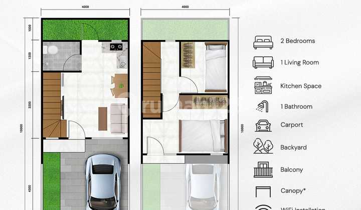 Rumah 2 Lt Dekat Kawasan Industri Kendal Bn 2