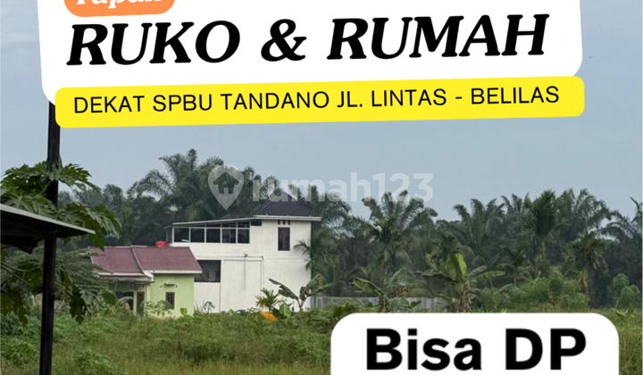 Tapak Ruko Dekat SPBU Tandano Alam Jaya Belilas: SHM 