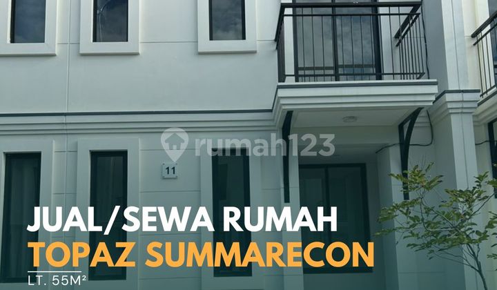 Dijual / Disewa Rumah Cluster Topaz, Summarecon Mutiara Makassar