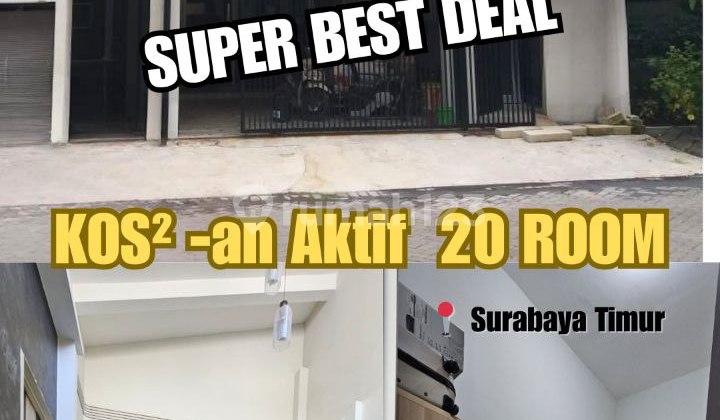 20-ROOM BOARDING HOUSE, separate access to CENTRAL PARK MULYOSARI (front block)