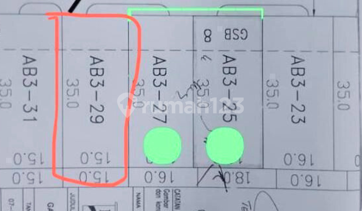 Imperial Golf Pakuwon Indah Ab3 Plot Row Jalan Double Way