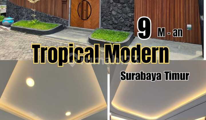Luxury House Surabaya Timur Tropical Modern Design Luxury House Surabaya Timur Tropical Modern Design