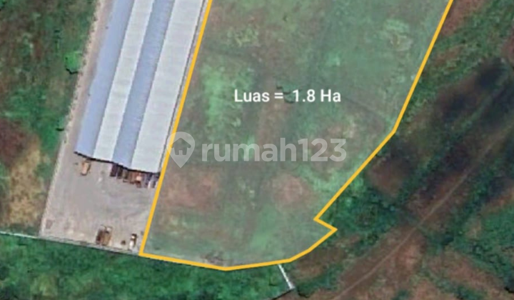 For Sale Industrial Land Ready to Build in Cerme - Gresik, Zero Road Frontage