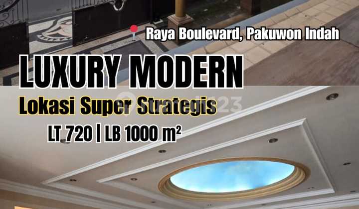 Rumah SHM Megah dan Eksklusif di Kawasan Elit Pakuwon Indah Rumah SHM Megah dan Eksklusif di Kawasan Elit Pakuwon Indah