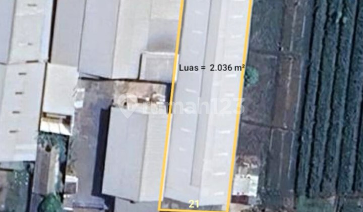 FOR SALE Warehouse Location in DOMAS - Gresik 40 ft container access