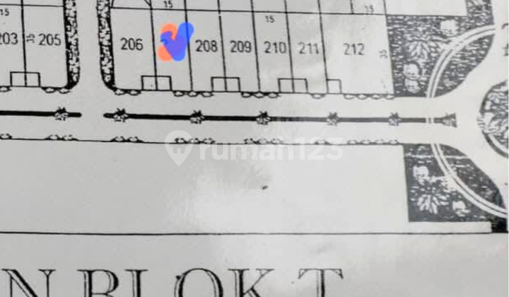 Dijual Kavling Siap Bangun Graha Blok Row Double Way