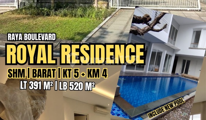 Rumah Royal Residence Blok B Luar Cluster Boulevard Full Furnish