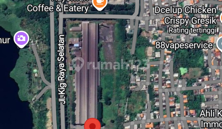 Dijual Tanah Industri Ex-Pabrik Kompleks Kig Kebomas Gresik