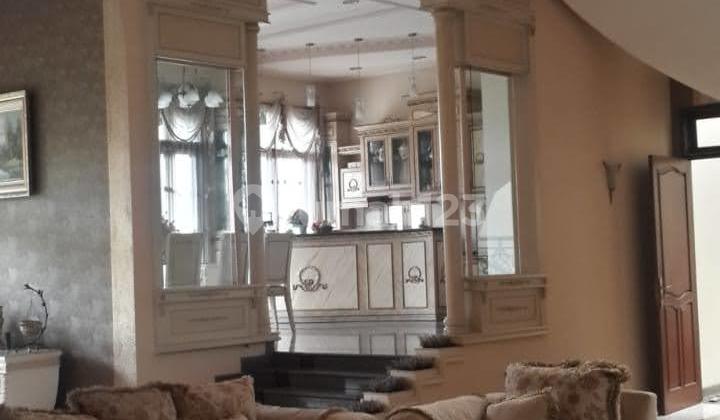 Rumah Clasic Eropa full jati, marmer, furnish di Pakuwon Indah 2