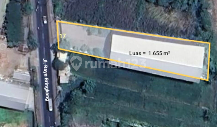 DIJUAL GUDANG Jl. Raya Bringkang MENGANTI Bangunan baru DIJUAL GUDANG Jl. Raya Bringkang MENGANTI Bangunan baru