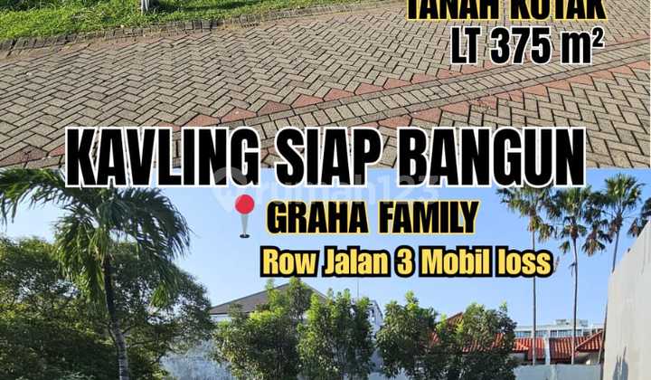 Termurah Kavling Graha Family Slap Bangun Blok O Tanah Kotak