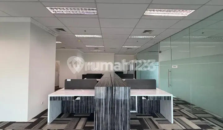 Office Space Soho Capital 211M2 734Juta Semi Furnish Idr 734Juta