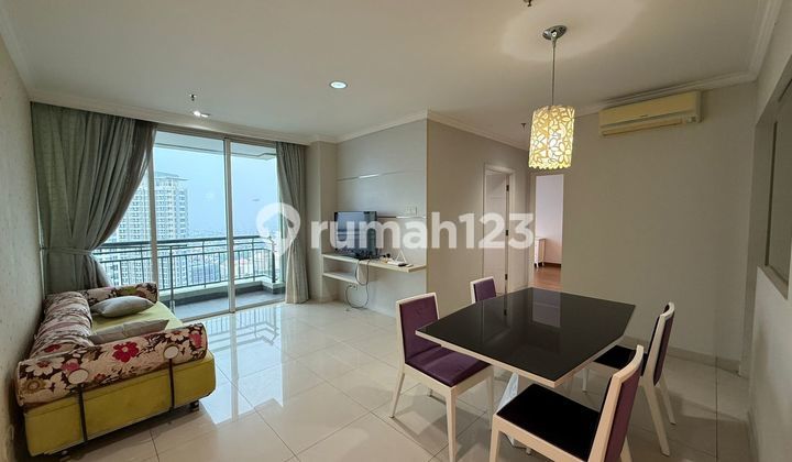 CENTRAL PARK RESIDENCE 2 BEDROOM 82 SQUARE METERS FULLY FURNISHED IDR 150 MILLION HIGH FLOOR