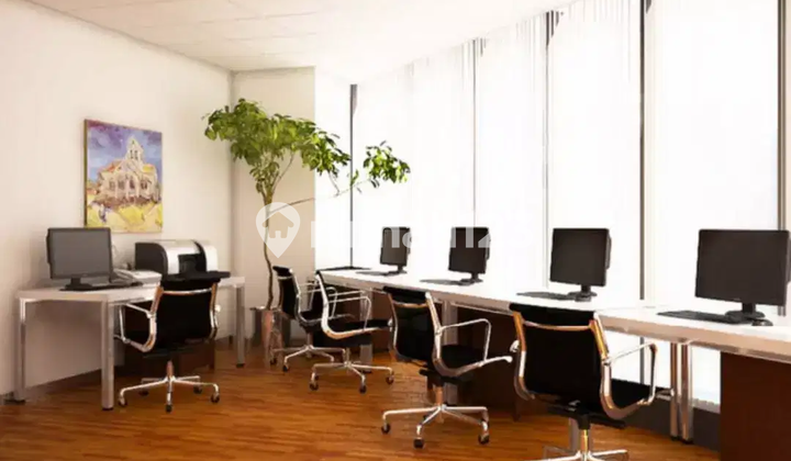 JUAL MURAH!!! OFFICE SPACE APL TOWER 578m2 - FURNISH IDR 14,5M