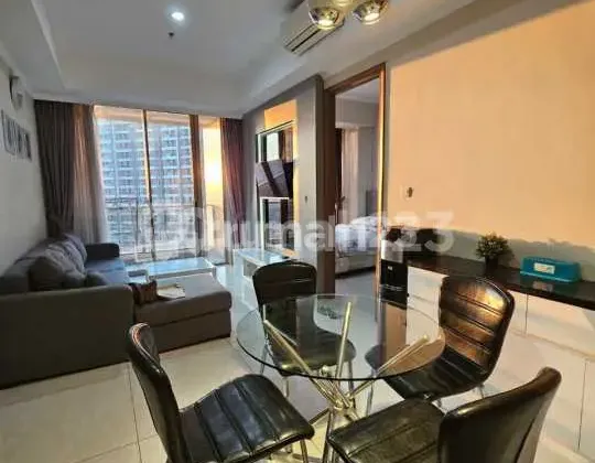 Cheap Apartment Rental West Jakarta Orchid Garden Residence Apartments Condominium Central Park Neo Soho Fully Furnished 2 Bedrooms 165 Million Modern Best View Negotiable Aesthetic Good