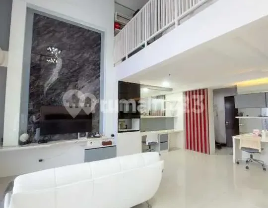 Cheap Apartment Rental Office Apartment Neo Soho Central Park 1Br 250Jt Mezzanine Fully Furnished Nice Aesthetic Ebony Type Negotiable