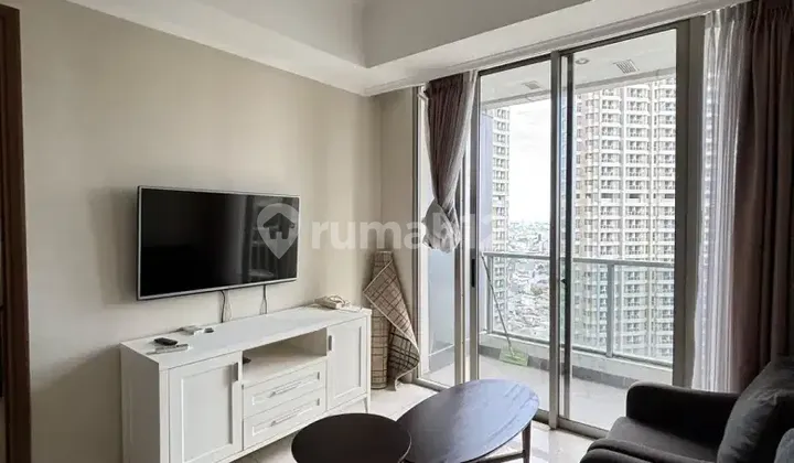 CHEAP APARTMENT RENTAL WEST JAKARTA ORCHID GARDEN RESIDENCE APARTMENT CENTRAL PARK NEO SOHO FULLY FURNISHED 2BR 145 MILLION MODERN BEST VIEW NEGOTIABLE