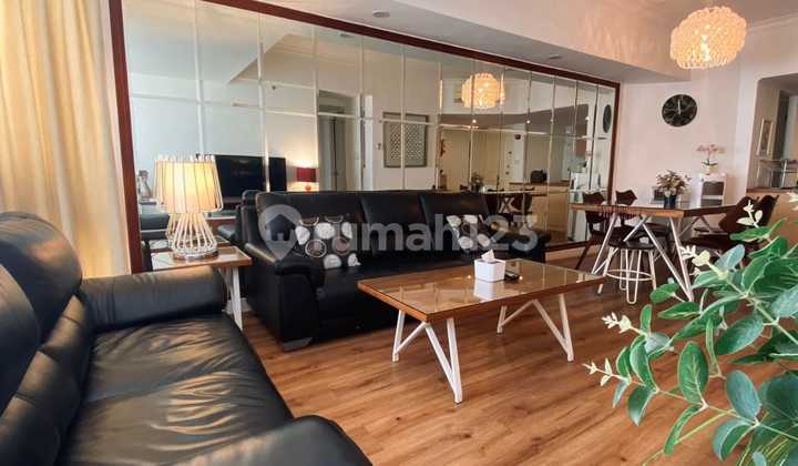 CHEAP APARTMENT RENTAL WEST JAKARTA ORCHID GARDEN APARTMENT CENTRAL PARK NEO SOHO FULLY FURNISHED 2 BEDROOMS 135 MILLION MODERN BEST VIEW NEGOTIABLE