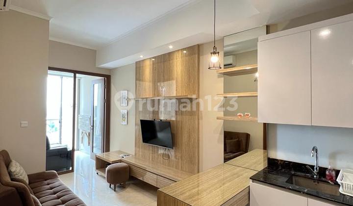 CHEAP APARTMENT RENTAL WEST JAKARTA ORCHID GARDEN RESIDENCE APARTMENT CONDO CENTRAL PARK NEO SOHO FULLY FURNISHED 1+1 BEDROOM 95 MILLION MODERN BEST VIEW NEGOTIABLE