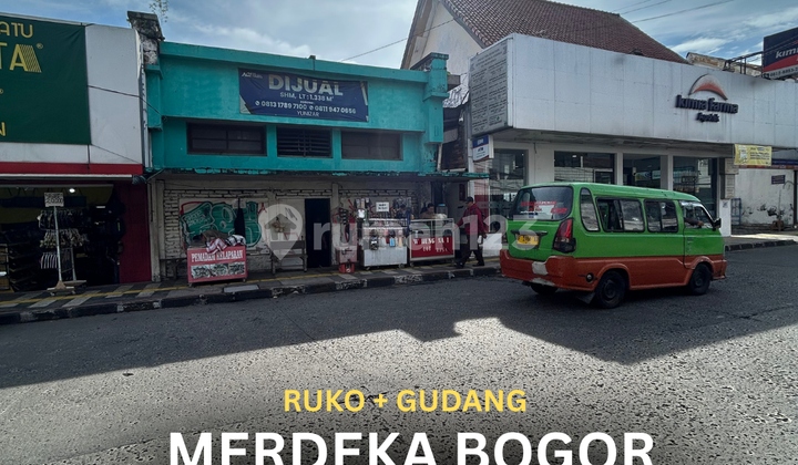  Dijual Tanah & Bangunan (Toko), lokasi strategis dekat Stasiun Bogor!