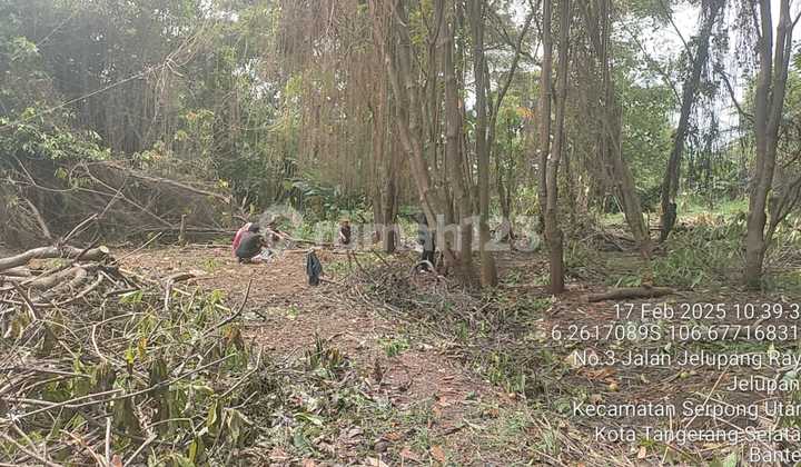 Tanah 7827 m2 Harga Terjangkau di Serpong Cocok untuk Cluster