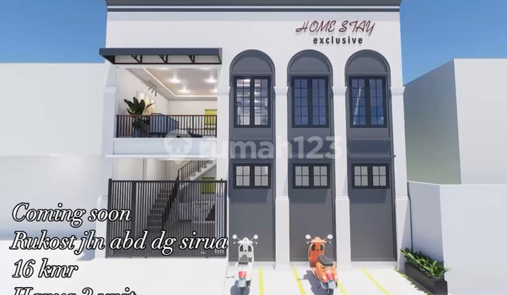 For Sale Fast 2-Story Boarding House in a Strategic Location in the Center of Makassar City 2