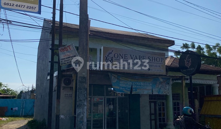Dijual Cepat Rumah Pinggir Jalan Cocok Untuk Ruko Dan Tempat Usaha Dekat Dari Kampus Dan Pusat Kesehatan 