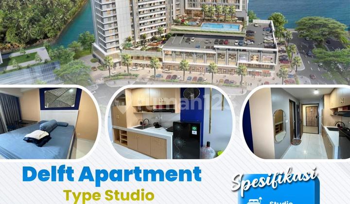Dijual Cepat Apartment Delft Type Studio View Fasilitas dan Kampus Univ Ciputra Full Furnish 1