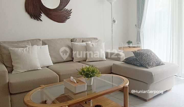 Disewakan Apartemen Sky House Bsd 2br Full Furnished Istimewa Komplit