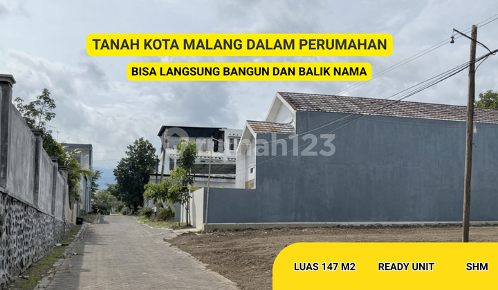 Malang City Land, SHM, Cool Air, Merjosari